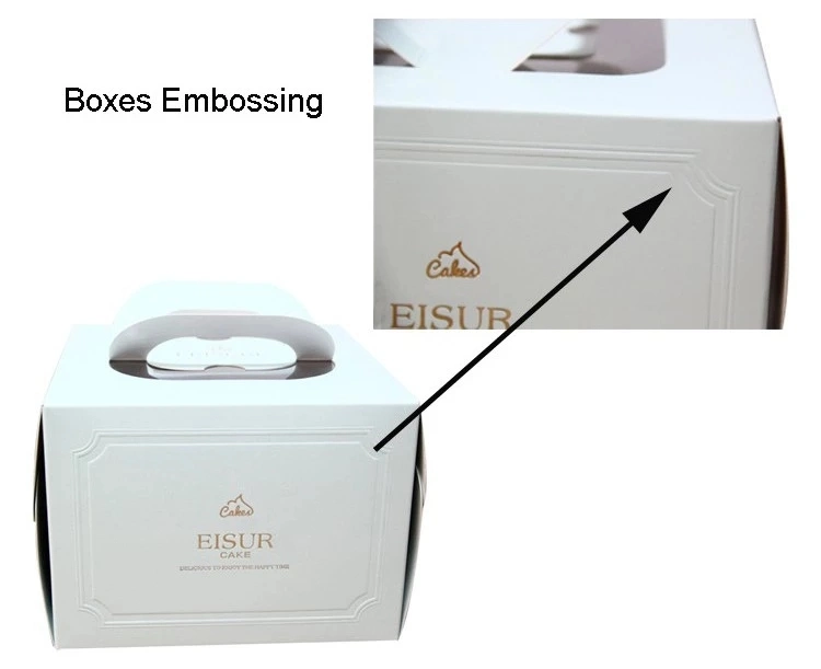 Cheap Hot Sale Custom Design Paper Shadow Box Cardboard Box Carry Handle Wedding Cake Gift Box