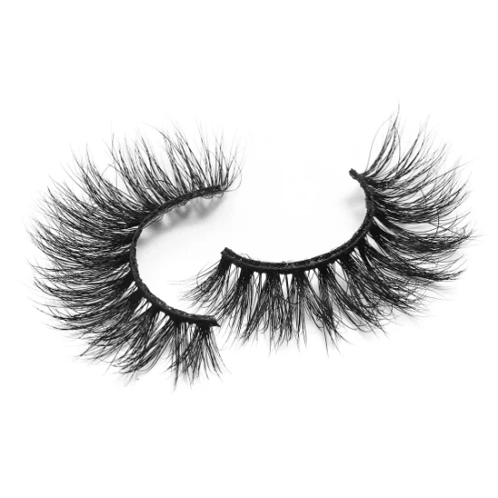 2021 Private Label Fluffy 25mm Mink Eyelash Custom Vendor mit Box